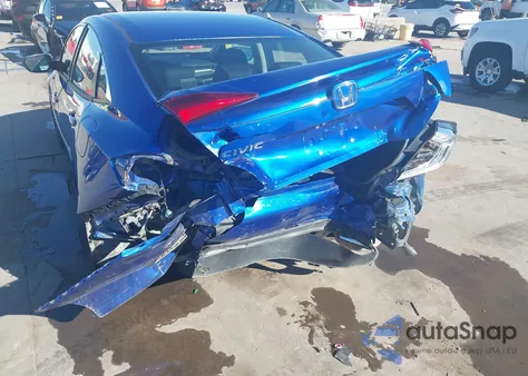2019 Honda Civic Lx z USA, uszkodzony, nr VIN 19XFC2F66KE036908